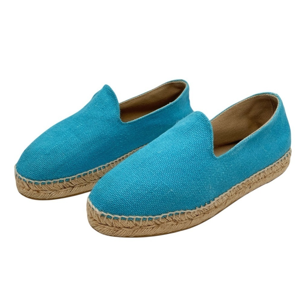 Stubbs and Wootton Gatsby Espadrille Loafer slides woven resort cruise summer 37